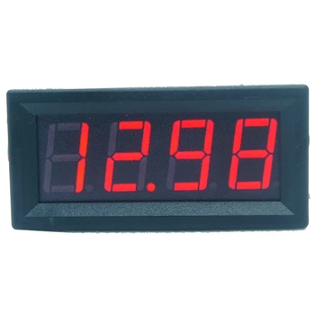 0,56-дюймовый Мини-Цифровой Светодиодный Дисплей 4 Бита 0-100 В Вольтметр Панельный Вольтметр Измеритель Напряжения Тестер