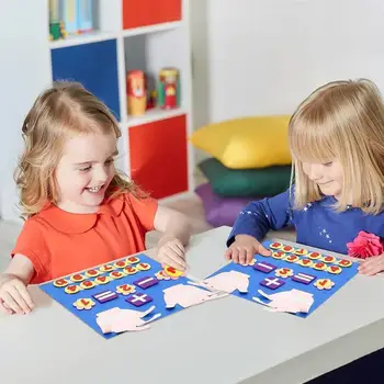 1-7 шт. Игрушка Монтессори, 2 мм Математические игрушки для развития мозга для детей в возрасте 2-7 лет, Устойчивы к износу, детские учебные пособия 3