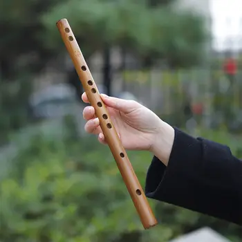 1 ШТ Традиционная Деревянная Флейта Духовой Музыкальный Инструмент Для Начинающих G Key Recorder Bansuri Подарок На День Рождения С Круглым Отверстием
