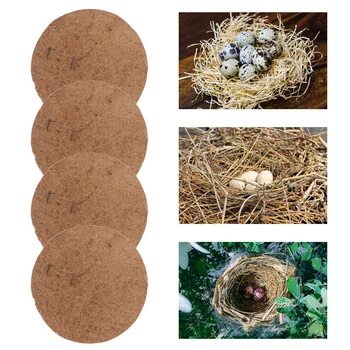 10 шт Коврик для гнезда из голубиных яиц Игрушки для птичьей клетки Коврик для домика Аксессуары для птичьей клетки 1