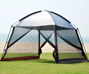 11 x 11 футов открытый кемпинг палатка с защитой от комаров купол Навес Укрытие