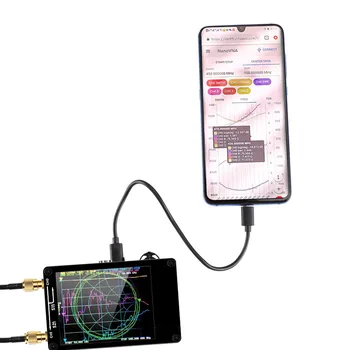 2,8 Дюймовый TFT монитор Векторный сетевой анализатор со слотом для SD карты Векторный сетевой анализатор Тестер USB 5V 120mA Измеряет параметры