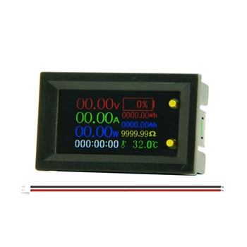 20A 9 В 1 IPS ЖК-дисплей Напряжение, ток, мощность, вольтметр, амперметр, измеритель заряда батареи