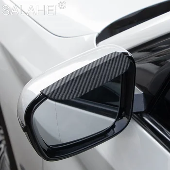 2шт ABS Автомобильное Зеркало Заднего Вида Дождь Брови Непромокаемая Крышка Для BMW Mini Cooper S F54 F55 F56 F57 F60 R50 R52 R53 R55 R56 R57 R58