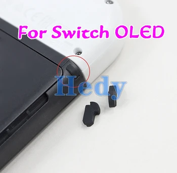 2ШТ Для Switch OLED Противоскользящие накладки для Nintendo Switch OLED противоскользящие резиновые игровые аксессуары Ремонт Замена