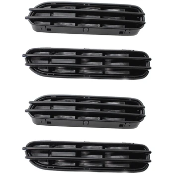 4 Шт Боковое крыло M5 Вентиляционные отверстия для подачи воздуха Решетка радиатора для BMW E60/E61 E39 M5 Глянцевый черный