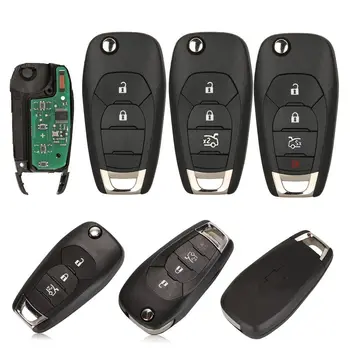 ABS Автомобильный Флип-Ключ ID46/PCF7941E Чип 433 МГЦ Smart Key Control 2/3/4 Кнопки Автомобильный Дистанционный Ключ для Автомобиля Chevrolet Avo Trailblazer