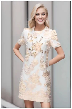 AL7048 Высококачественное Новое модное женское платье 2023 года, роскошное платье известного бренда европейского дизайна в стиле вечеринки 1