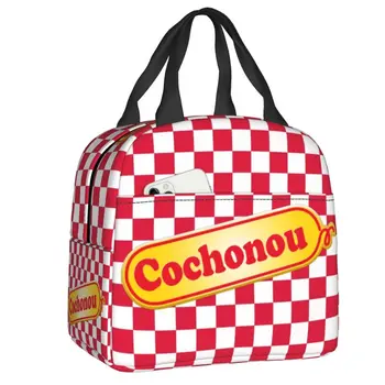 Cochonou, Термоизолированные Сумки для ланча, Женская Портативная сумка для ланча для кемпинга на открытом воздухе, Коробка для хранения продуктов
