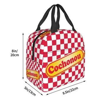 Cochonou, Термоизолированные Сумки для ланча, Женская Портативная сумка для ланча для кемпинга на открытом воздухе, Коробка для хранения продуктов 2