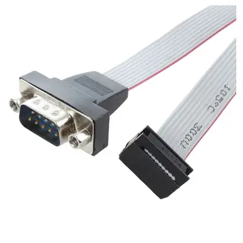 DB9 RS232 к 10-контактному разъему ленточного кабеля-адаптера 4