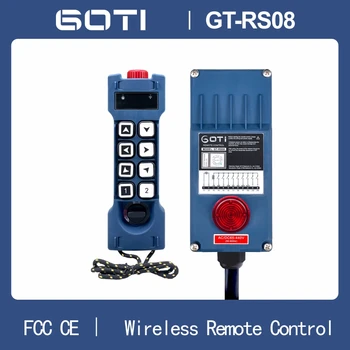 GT-RS08 Промышленный Беспроводной Подъемный кран с дистанционным управлением 8 Односкоростными каналами GOTI 12V 36V 48V 220V 230V 110V 380V 440V