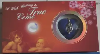 Qingmos Wish Pearl в подарочной коробке, ожерелье-микс для женщин, Детское ожерелье с натуральным устричным жемчугом, комплект из ожерелья
