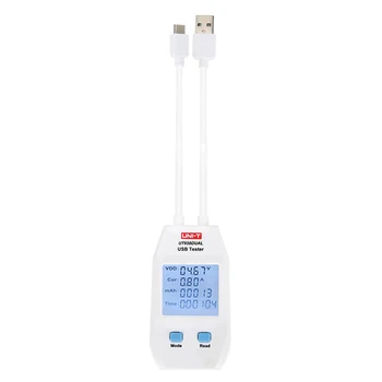UNI-T UT658DUAL LCD USB Заряжает детектор тока, напряжение, USB-тестер, измеритель мощности, USB-тестер, измеритель мощности 0