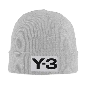 Y-3 Yohji Yamamoto Вязаная шапка Женские мужские шапочки Осенне-зимние шапки Теплые кепки
