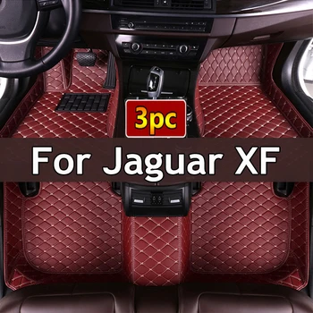 Автомобильные Коврики Для Jaguar XF X250 2008 ~ 2015 Ковер Прочный Кожаный Коврик Авто Анти Грязные Накладки Детали Интерьера Автомобильные Аксессуары