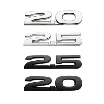 автомобильные наклейки 2.0 2.5 для хвостовой части Mazda стандартного объема, металлическая боковая наклейка для ремонта, декоративная наклейка, наклейка с логотипом автомобильных аксессуаров