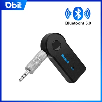 Автомобильный Bluetooth-приемник AUX, адаптер беспроводной Bluetooth 3,5 мм с разъемом 5.0, аудиоконвертер, стереосистема громкой связи для мобильного телефона