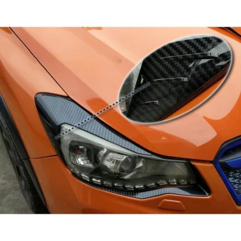 Автомобильный стайлинг, АБС-фара, декоративная накладка для бровей, наклейка для Subaru XV 2012-2016 3