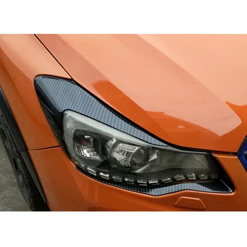 Автомобильный стайлинг, АБС-фара, декоративная накладка для бровей, наклейка для Subaru XV 2012-2016 4