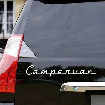 Автомобильный стайлинг в стиле ретро CAMPERVAN CAMPER VAN Кемпинговые виниловые наклейки для автомобиля