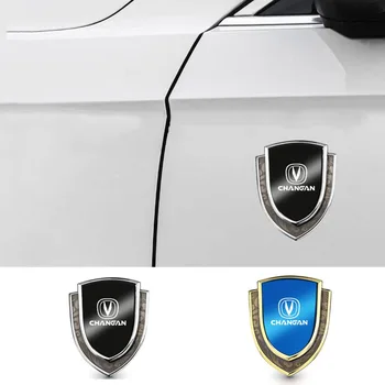 Для CHANGAN Cs35 Plus Cs15 Cs55 Plus Cx75 Cs85 автомобильная металлическая 3D наклейка с логотипом авто Щит для укладки Декоративные наклейки Автомобильные аксессуары 1