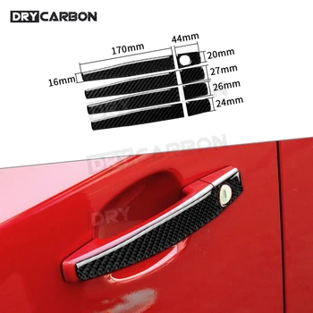 Для Chevrolet Cruze 2009-2015, Накладка на наружную ручку двери из углеродного волокна, наклейки, автомобильные Аксессуары