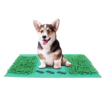 Для собак Моющийся и гладкий понюхательный коврик для интерактивных игр, игрушки-головоломки для обогащения пищи Для больших, маленьких и средних домашних животных