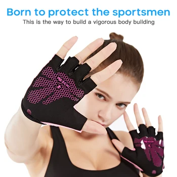 Дышащие перчатки для фитнеса, спортивные тонкие нескользящие велосипедные перчатки на половину пальца, снаряжение для мотоциклов