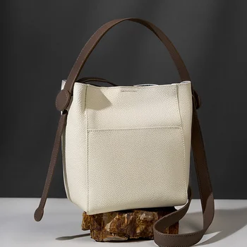 Женские модные сумки через плечо из мягкой натуральной кожи, высококачественная сумка с ручкой, роскошные дизайнерские сумки для женщин
