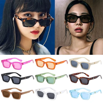 Защита Модные водительские очки в стиле ретро Солнцезащитные очки Прямоугольные солнцезащитные очки Женские очки Солнцезащитные очки для женщин