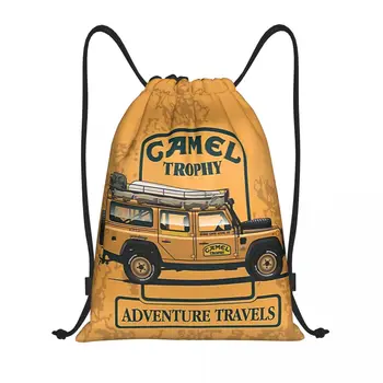 Изготовленный на заказ рюкзак Camel Trophy с завязками, сумки для мужчин и женщин, легкие спортивные рюкзаки для спортзала, сумки для путешествий