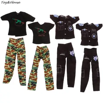 кукольная одежда 30 см, камуфляжная одежда полиции спецназа, костюм для девочек, аксессуары для кукол