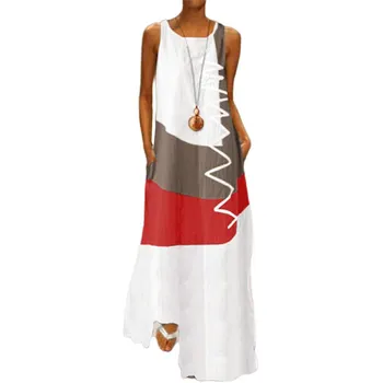 Летнее Винтажное Длинное платье-рубашка в стиле пэчворк, повседневное платье на пуговицах, вечерние платья, Женский сарафан с коротким рукавом и V-образным вырезом