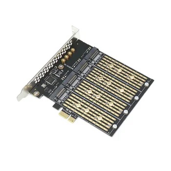 Многофункциональный портативный SSD-накопитель PCI-E X1-4-разрядный M.2 B-Key для PCIE NGFF карты расширения SATA-адаптера