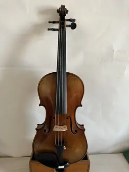 Модель для окрашивания скрипки 4/4 из цельного пламенеющего клена с еловым верхом ручной работы K2999