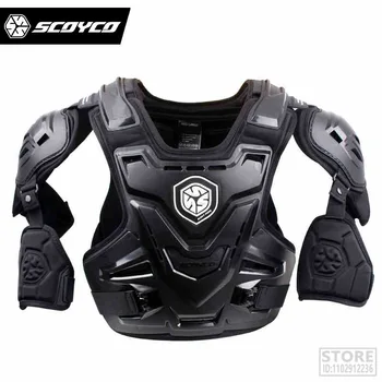 Мотоциклетная куртка SCOYCO, бронежилет, защита груди и спины для мотокросса, жилет для мотокросса по бездорожью