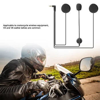 Мотоциклетный шлем, Bluetooth-совместимая стереогарнитура для внутренней связи, наушники для V4 V6 5