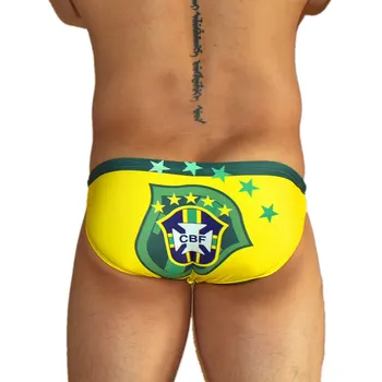 Мужские бикини, бразильские купальники, Плавательные трусы, сексуальные мини-плавки для мальчика, купальник, Пляжный короткий Sunga Gay 4