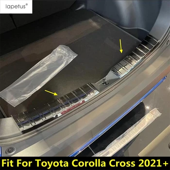 Накладка На Порог Задней Двери Багажника, Защитная Накладка, Аксессуары Из Нержавеющей Стали, Подходящие Для Toyota Corolla Cross 2021-2023