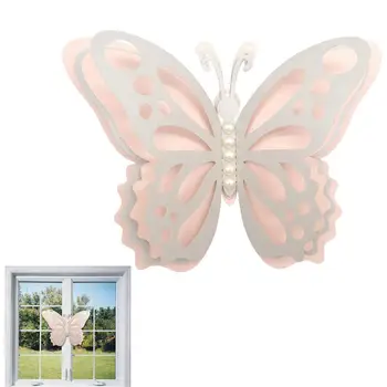 Наклейки на стены с бабочками, четырехслойные наклейки с бабочками для спальни, обои с бабочками для детской тематической вечеринки в душе ребенка