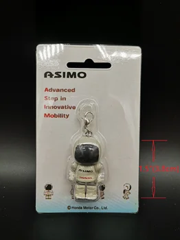 НОВЫЙ РЕДКИЙ Японский Мини-брелок для ключей Asimo Robot, рисунок 4 см 1,6 
