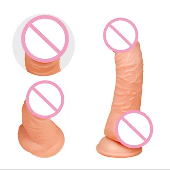 Огромный реалистичный фаллоимитатор, экологически чистый пенис из ПВХ с присоской, женская мастурбация, игрушки для анального секса лесбиянок, товары для взрослых 18
