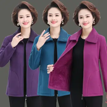 Осень Зима 2023, женские винтажные куртки с длинным рукавом на молнии в корейском стиле, модные повседневные однотонные свободные пальто, верхняя одежда Z69