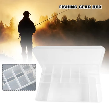 Пластиковая коробка для рыболовных снастей двухслойной конструкции для любителей рыбалки