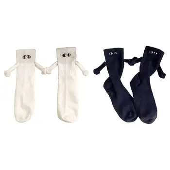 Повседневные носки для бега трусцой в спальню для женщин и мужчин, всасывающие 3D носки для пары
