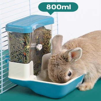 Подвесная кормушка для ежей Меньше отходов Подвесная кормушка для кроликов Принадлежности для кормления мелких животных Y5GB