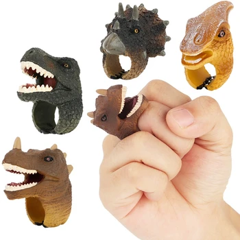 Портативное детское кольцо с динозавром на палец, Игрушка, Пригодное для носки Кольцо, Реквизит для косплея вечеринки