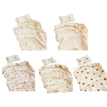 Портативное детское одеяло, хлопковое мягкое одеяло, детская накидка для новорожденных мальчиков и девочек