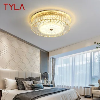 Потолочное освещение TYLA LED, роскошные хрустальные светильники для дома Для украшения столовой